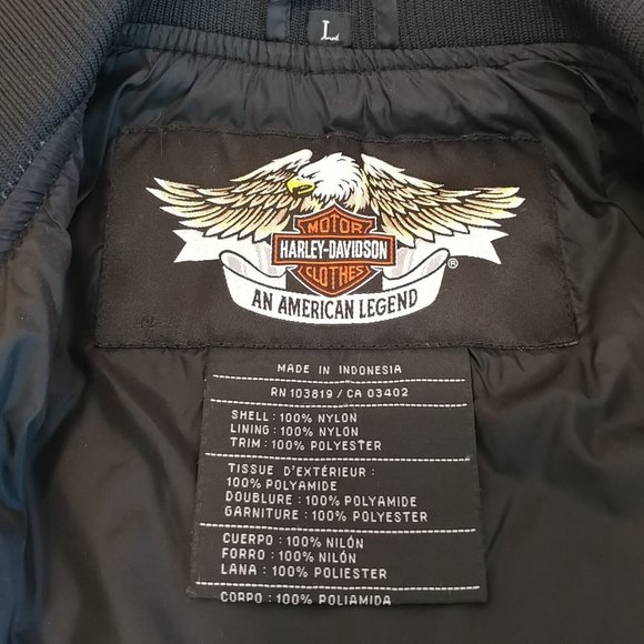 Women's Large L Harley-Davidson Nylon Jacket 97428-06VW - Picture 7 of 9